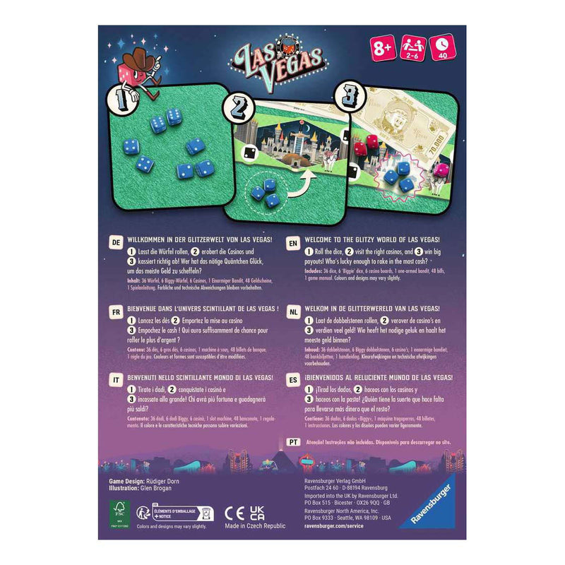 Load image into Gallery viewer, Ravensburger – las vegas – dobbelspel – vanaf 8 jaar
