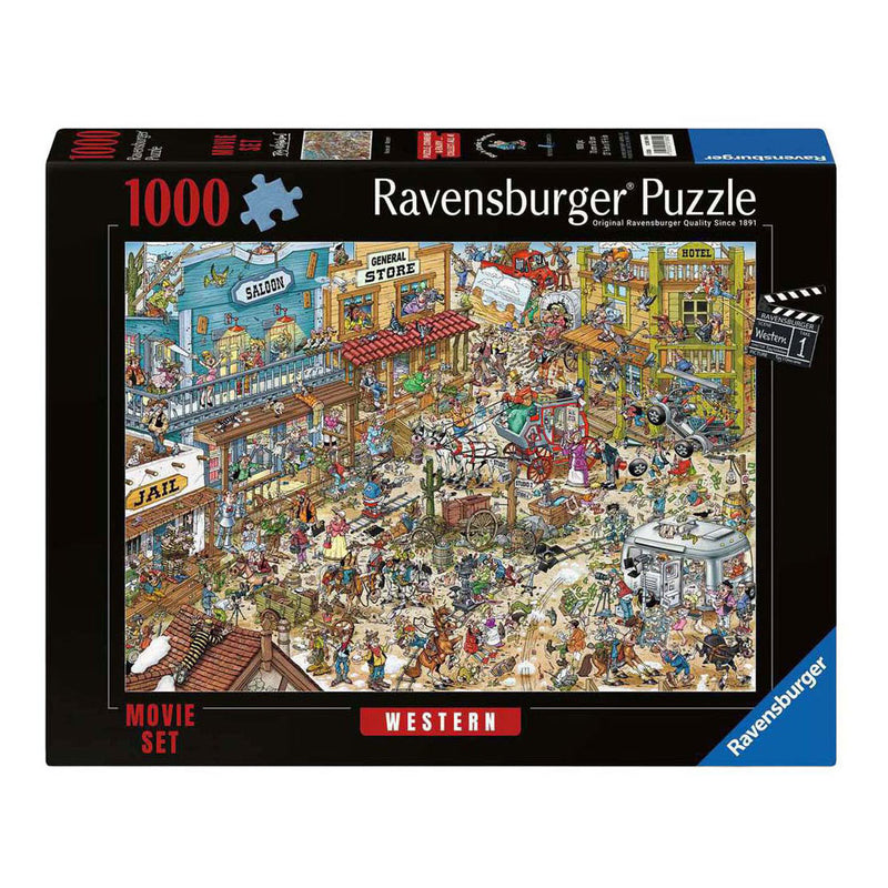 Load image into Gallery viewer, Ravensburger legpuzzel filmset western - 1000st.
