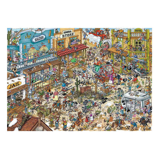 Ravensburger – ray’s comic series: movie set 1 – western – cartoon legpuzzel – 1000 stukjes
