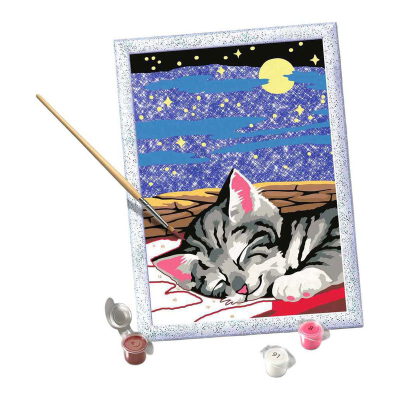 Load image into Gallery viewer, Ravensburger – creart: dreaming cats – schilderen op nummer
