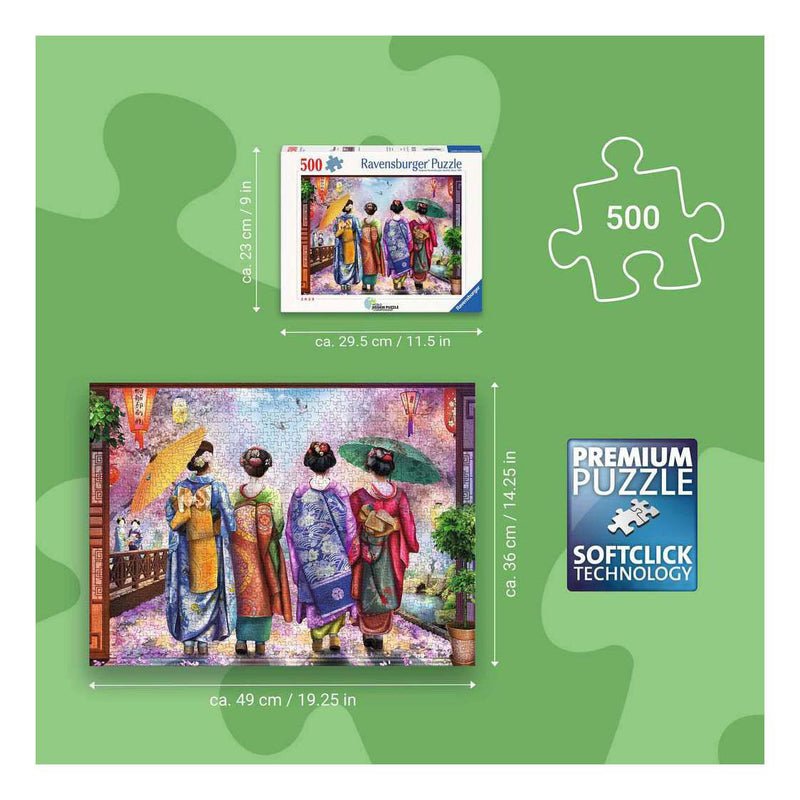 Load image into Gallery viewer, Ravensburger – kersenbloesemwandeling – legpuzzel – 500 stukjes
