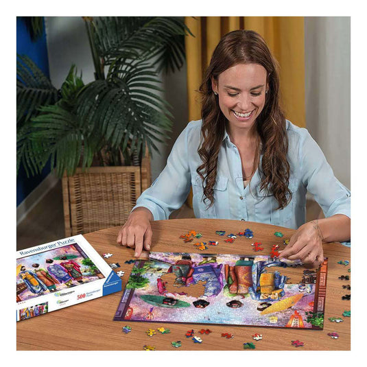 Ravensburger – kersenbloesemwandeling – legpuzzel – 500 stukjes