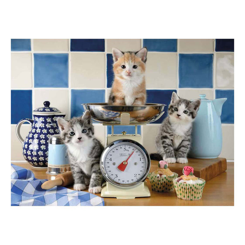 Load image into Gallery viewer, Ravensburger legpuzzel kittens in the kitchen - 1500st.
