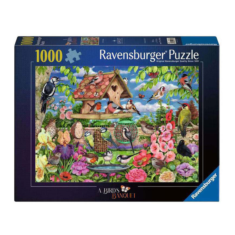 Load image into Gallery viewer, Ravensburger legpuzzel the bird table - 1000st.

