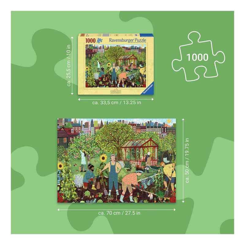Load image into Gallery viewer, Ravensburger legpuzzel the allotment - 1000st.
