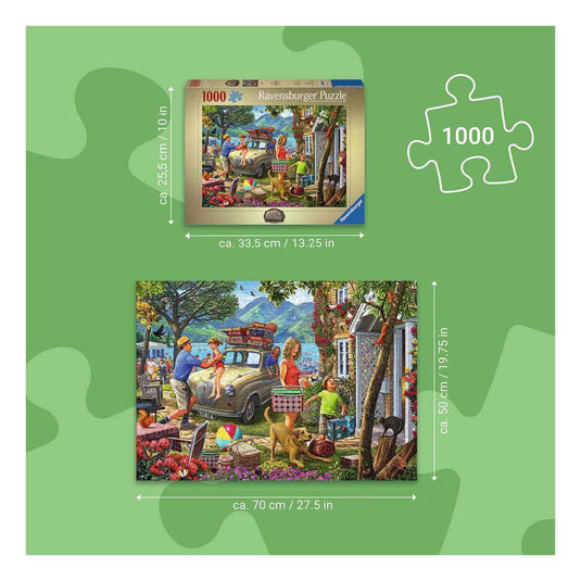 Ravensburger – holiday cottage – legpuzzel – 1000 stukjes