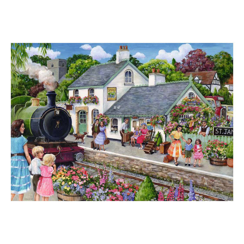 Load image into Gallery viewer, Ravensburger â€“ whistle stop cottage â€“ legpuzzel â€“ 1000 stukjes
