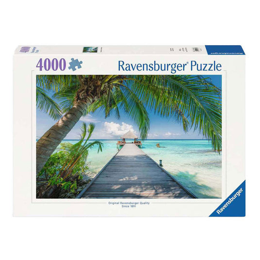 Ravensburger legpuzzel dream beach on the malededives - 4000st.