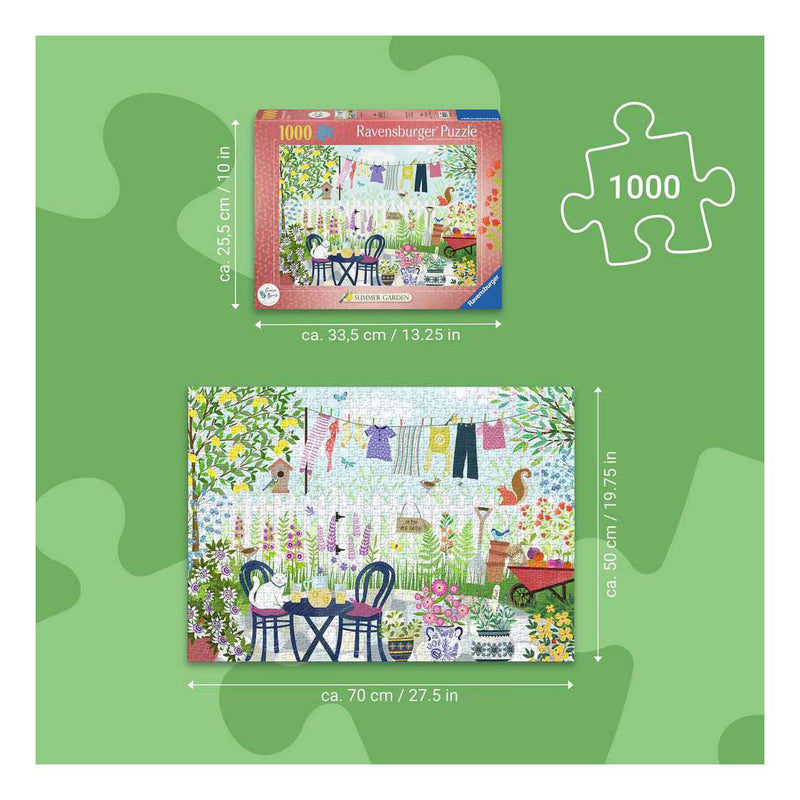 Load image into Gallery viewer, Ravensburger – zomertuin – legpuzzel – 1000 stukjes
