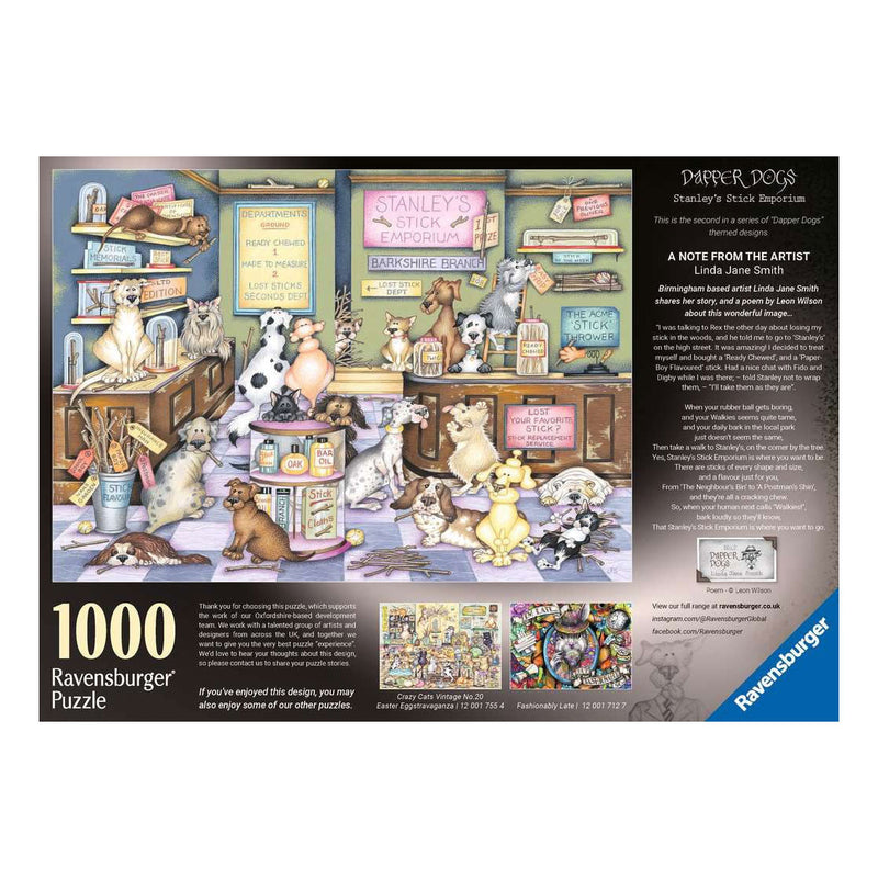 Load image into Gallery viewer, Ravensburger puzzel dapper dog's 1000st

