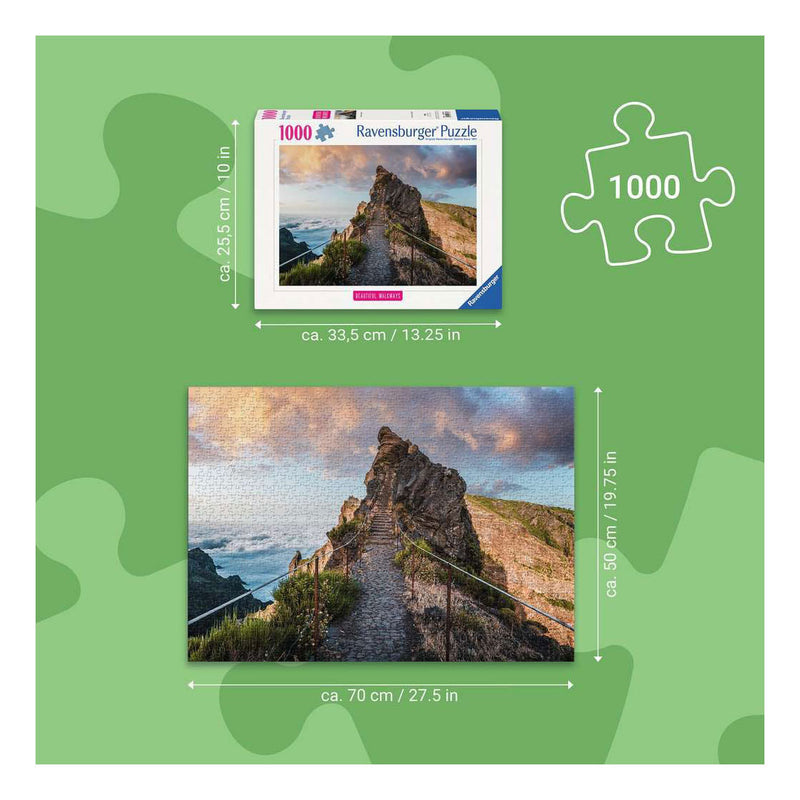 Load image into Gallery viewer, Ravensburger – hemels bergpad – legpuzzel – 1000 stukjes
