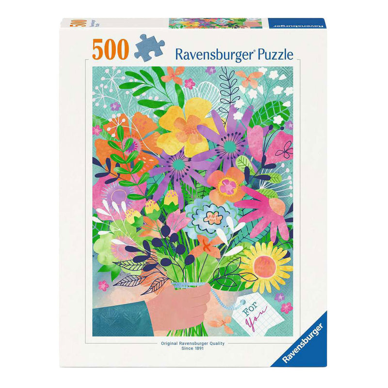 Load image into Gallery viewer, Ravensburger legpuzzel flowers for you - 500st.
