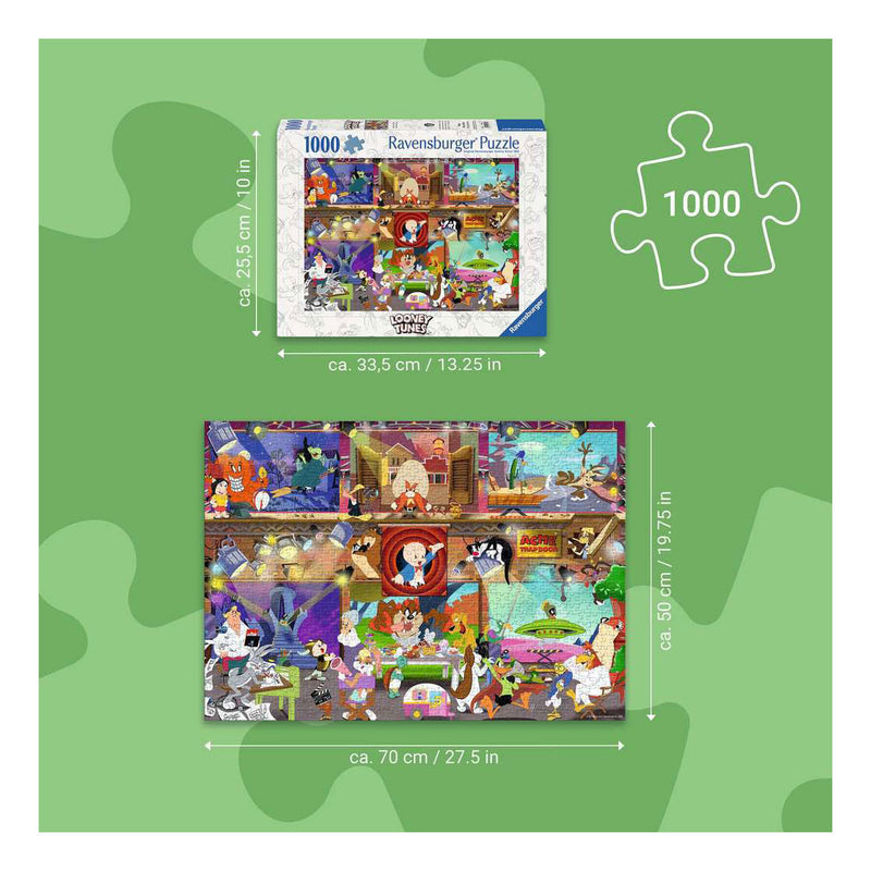 Load image into Gallery viewer, Ravensburger legpuzzel looney tunes studio - 1000st.
