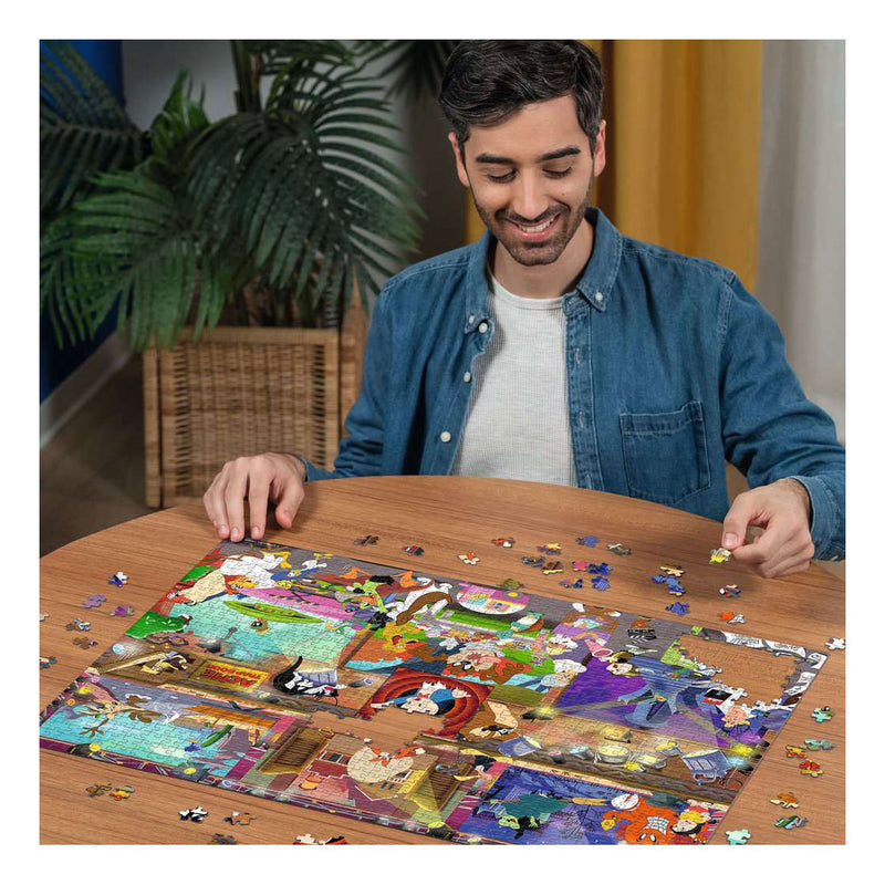 Load image into Gallery viewer, Ravensburger legpuzzel looney tunes studio - 1000st.
