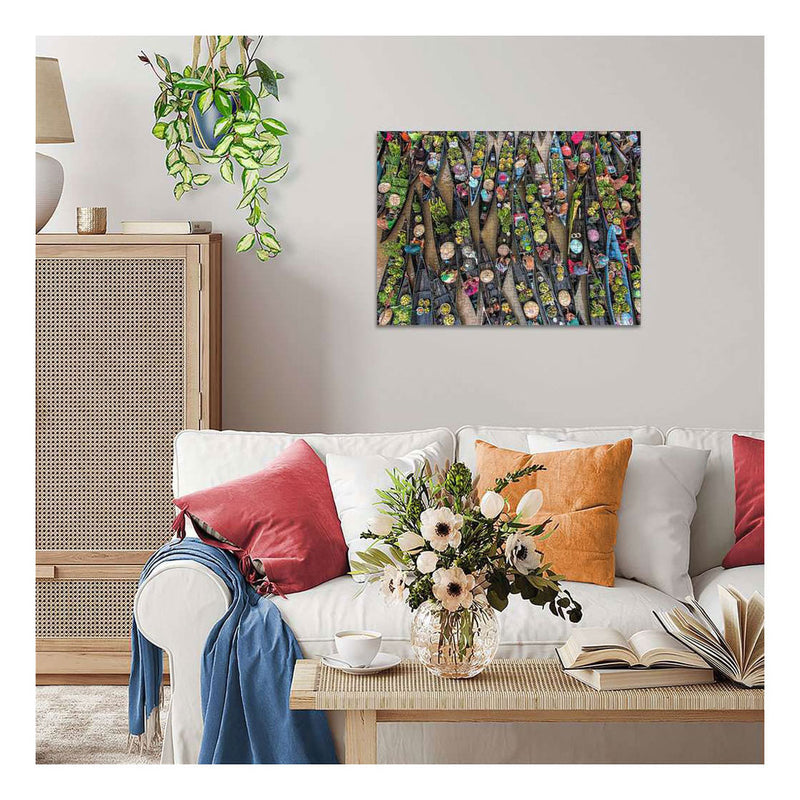 Load image into Gallery viewer, Ravensburger – drijvende markt, indonesië – legpuzzel – 500 stukjes
