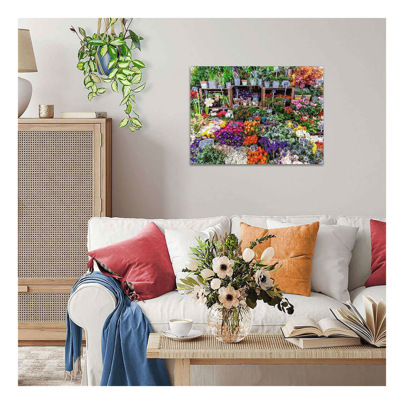 Load image into Gallery viewer, Ravensburger – bloemenmarkt, frankrijk – legpuzzel – 500 stukjes
