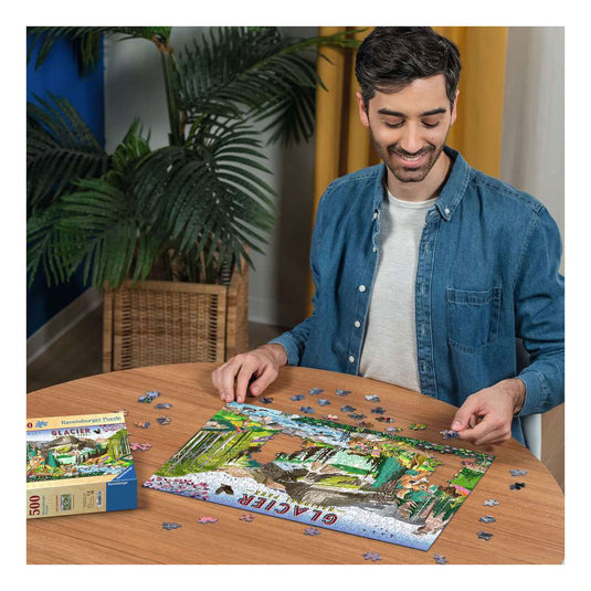 Ravensburger legpuzzel glacier national park - 500st.