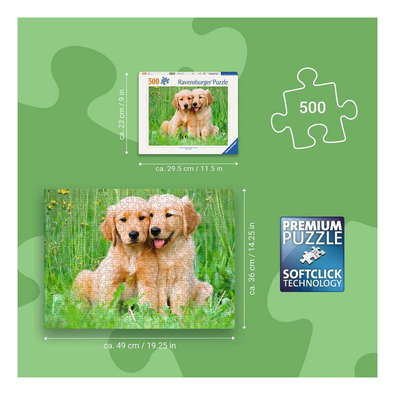 Load image into Gallery viewer, Ravensburger puzzel golden retriever
