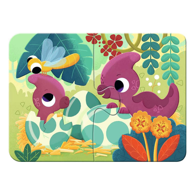 Load image into Gallery viewer, Ravensburger mijn eerste puzzel dinovrienden - 2 4 6 8st.
