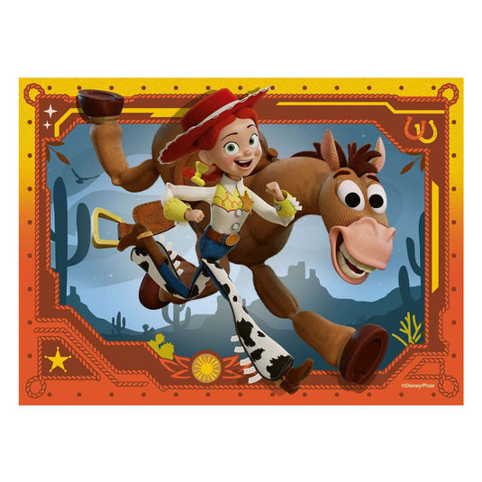 Ravensburger – toy story 5 – kinderpuzzel – 4 in 1 box (12 16 20 24 stukjes)