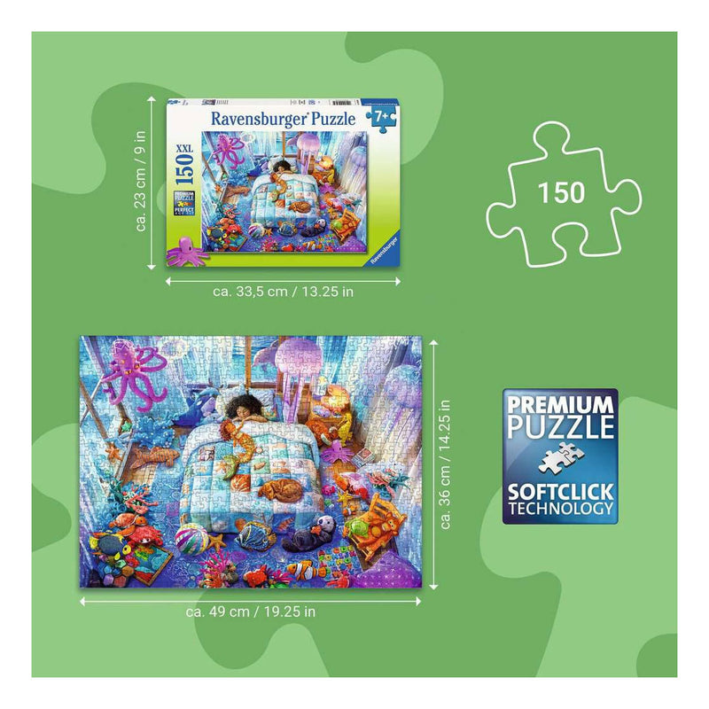 Load image into Gallery viewer, Ravensburger puzzel undersea dreams 150p
