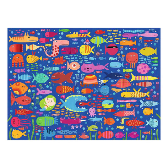 Ravensburger – funny fish friends – kinderpuzzel – 100 xxl stukjes