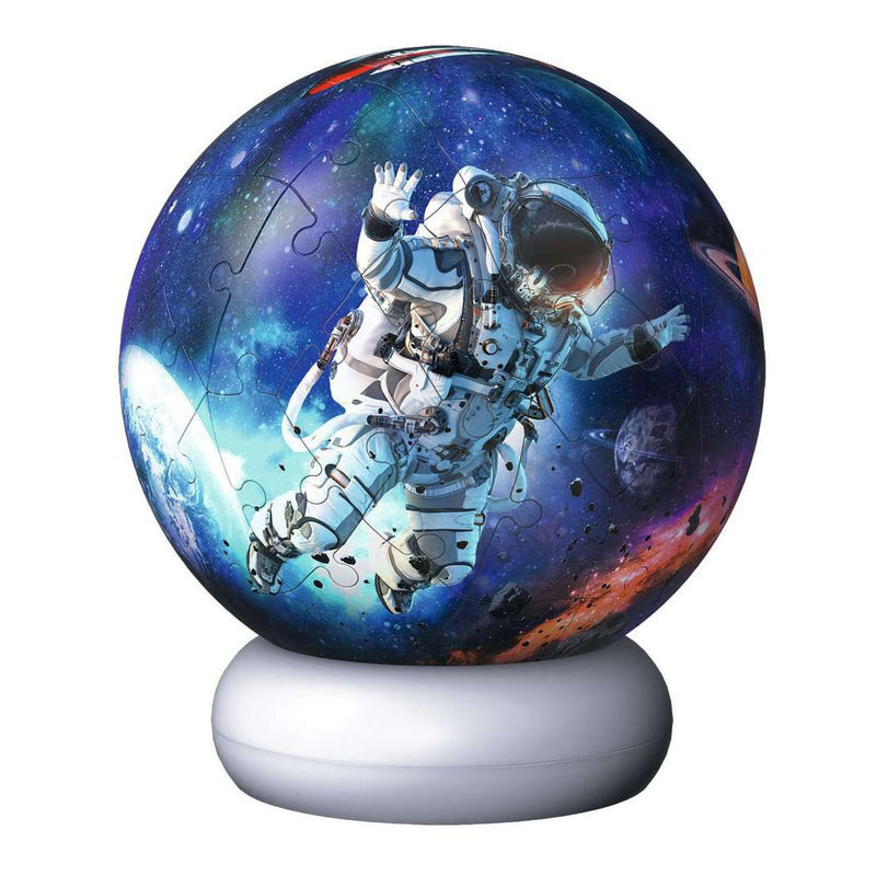 Load image into Gallery viewer, Ravensburger – astronauten – 3d puzzle-ball nachtlicht – 73 stukjes

