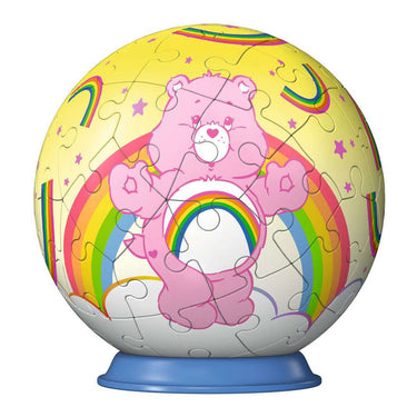 Ravensburger – care bears: cheer bear – 3d puzzle-ball – 55 stukjes