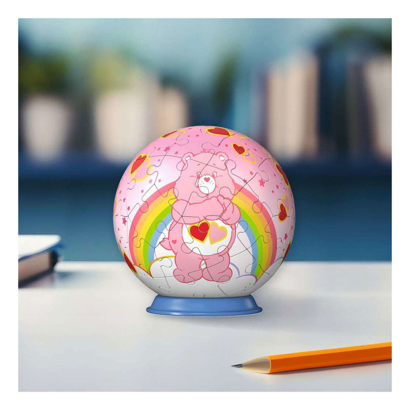 Load image into Gallery viewer, Ravensburger – care bears: love-a-lot bear – 3d puzzle-ball – 55 stukjes
