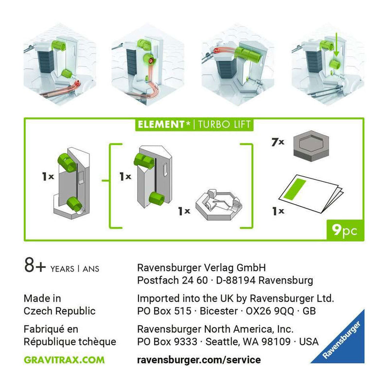 Load image into Gallery viewer, Ravensburger – gravitrax base element turbo lift – uitbreiding – vanaf 8 jaar
