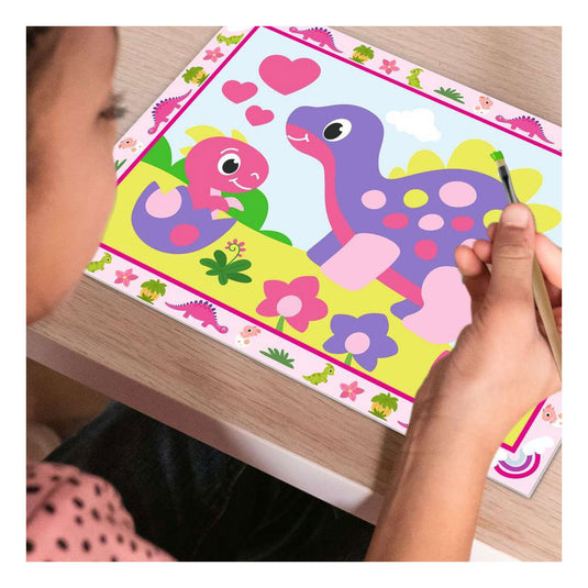 Ravensburger – creart: kleurrijke dino's – schilderen op nummer