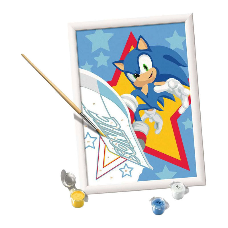 Load image into Gallery viewer, Ravensburger creart schilderen op nummer - speedy sonic
