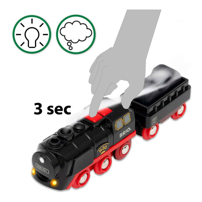 Load image into Gallery viewer, Brio stoomtrein met stoomfunctie
