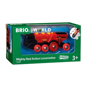Brio rode locomotief op batterijen
