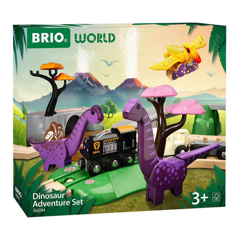 Load image into Gallery viewer, Brio treinbaan avonturenset - dinosaurus - 21-delig
