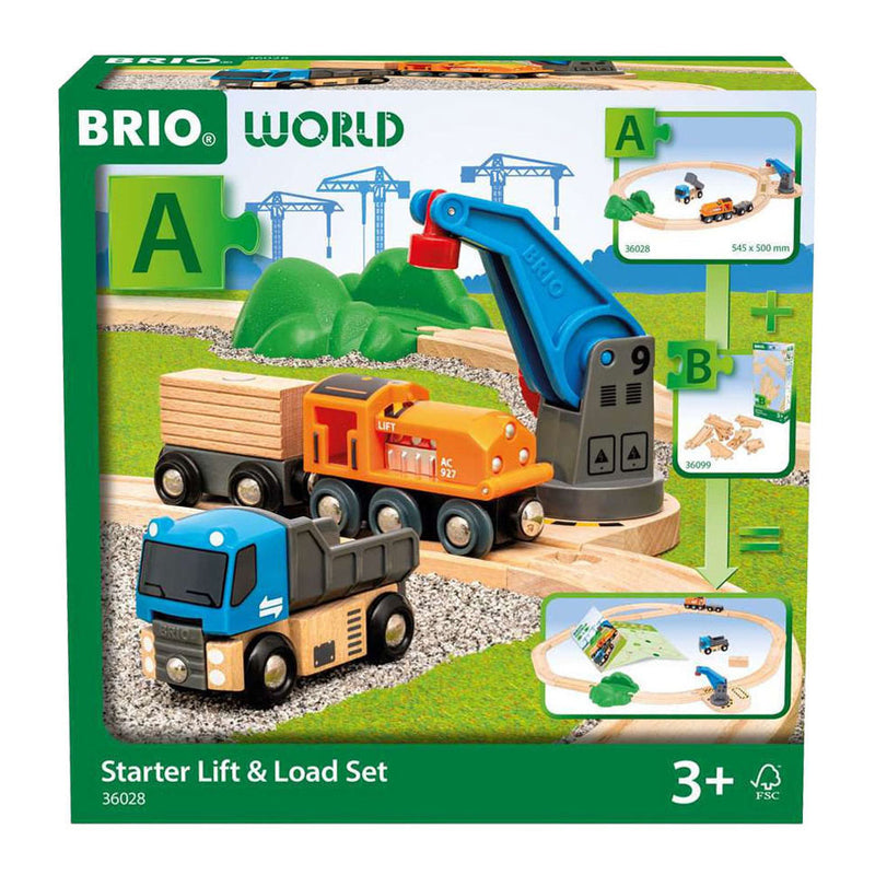 Load image into Gallery viewer, Ravensburger brio treinset hijs en laad startset - 14dlg.
