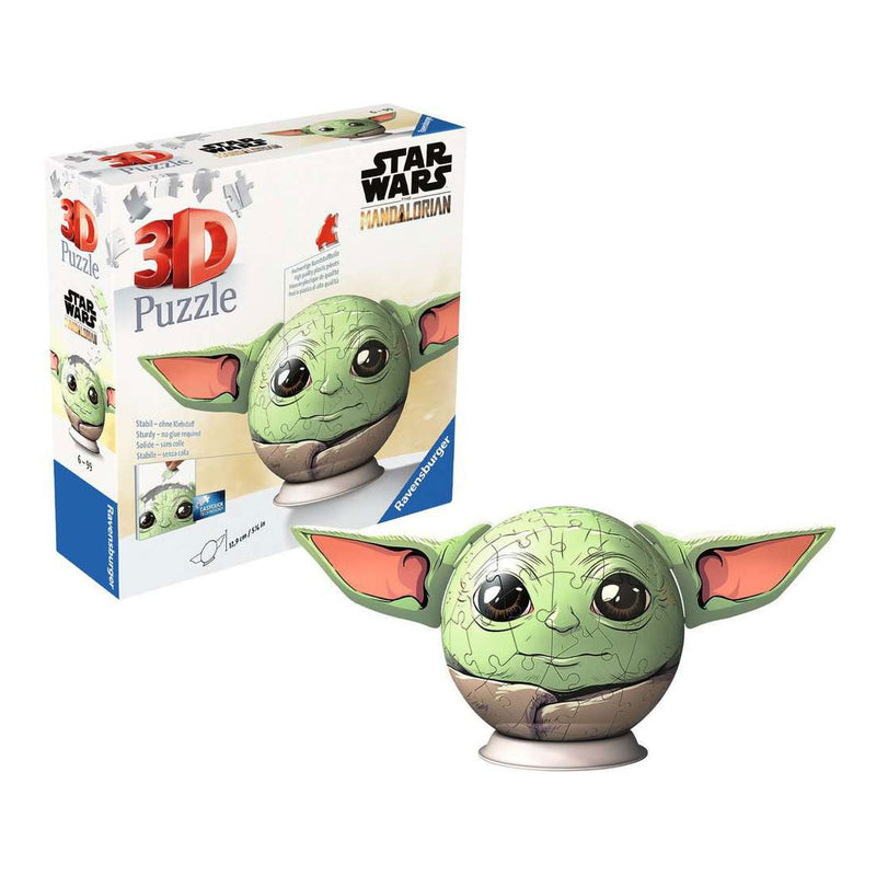 Load image into Gallery viewer, Ravensburger mandalorian grogu met oren - 3d puzzel
