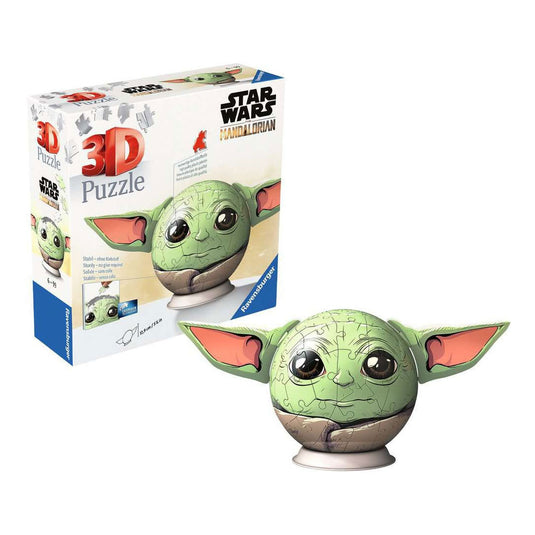 Ravensburger mandalorian grogu met oren - 3d puzzel