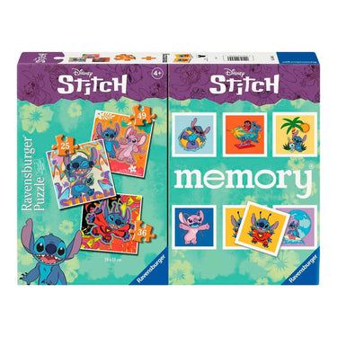 Ravensburger stitch 3-in-1 puzzel en memory - 25-36-49st.