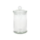 Voorraadpot glas knop ø8x14,5cm