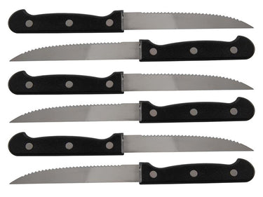 Kitchen tools steakmessenset 6-delig 21,5cm