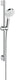 Hansgrohe glijstangset 65 cm - 1 straalsoort - chroom wit