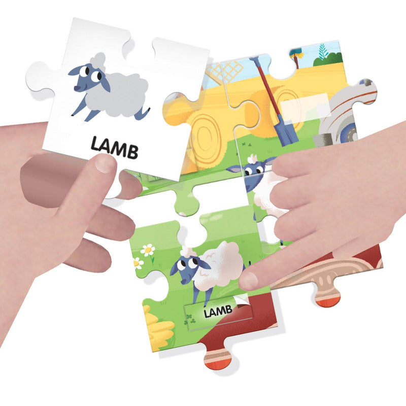 Load image into Gallery viewer, Headu Easy English 100 Words Farm, 108st. (EN)
