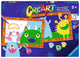 Ravensburger creart silly monsters - schilderen op nummer voor kinderen