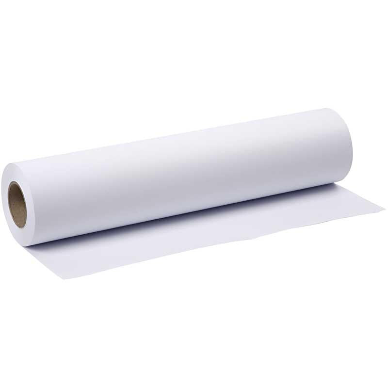 Load image into Gallery viewer, Creativ company tekenpapier op rol, b: 42 cm, 80 gr, wit, 50 m 1 rol
