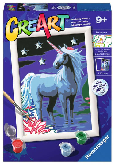 Ravensburger creart schilderen op nummer - magische eenhoorn