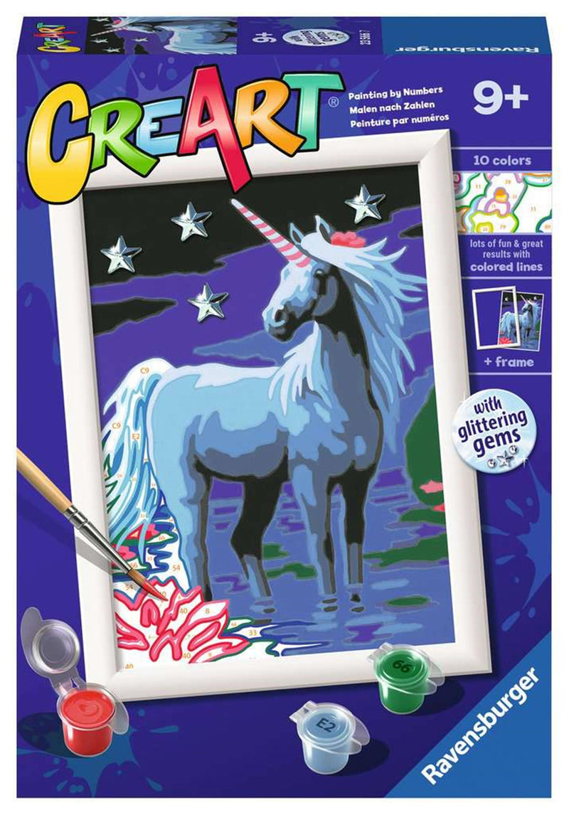 Load image into Gallery viewer, Ravensburger creart schilderen op nummer - magische eenhoorn
