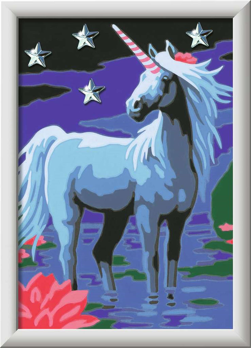 Load image into Gallery viewer, Ravensburger creart schilderen op nummer - magische eenhoorn
