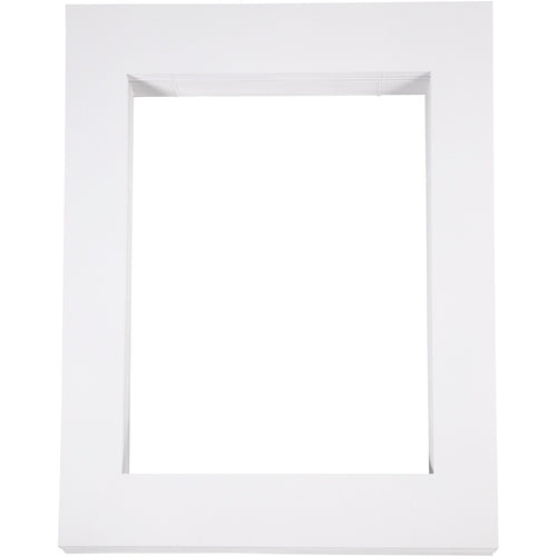 Creativ company passepartout lijsten, a3, afm 40x50 cm, 500 gr, wit, 100 stuk 1 doos