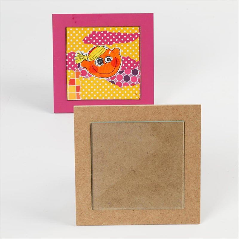 Afbeelding laden in galerijviewer, Https: www.cchobby.nl onderzetter-met-glazen-plaat-afm-15x15x0-5-cm-6-stuk-1-doos
